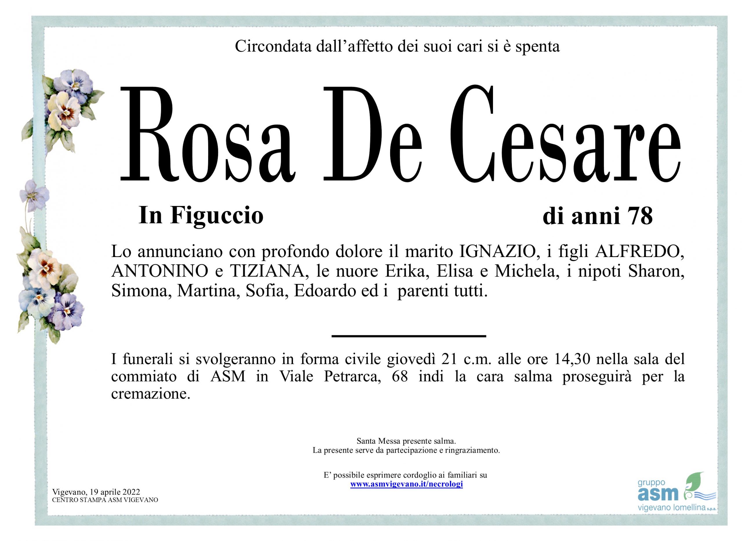 Rosa De Cesare