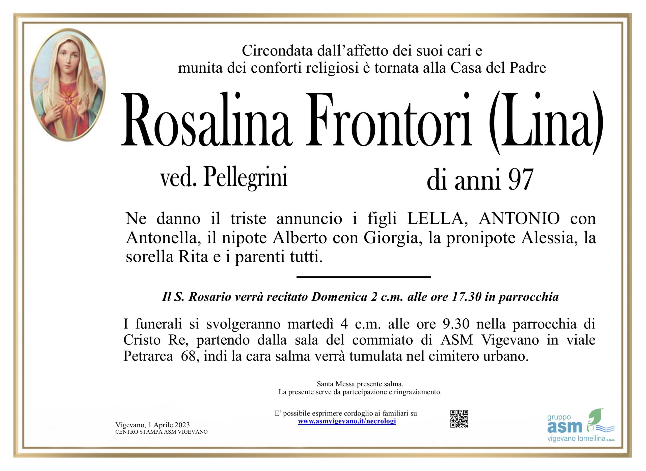 Rosalina Frontori