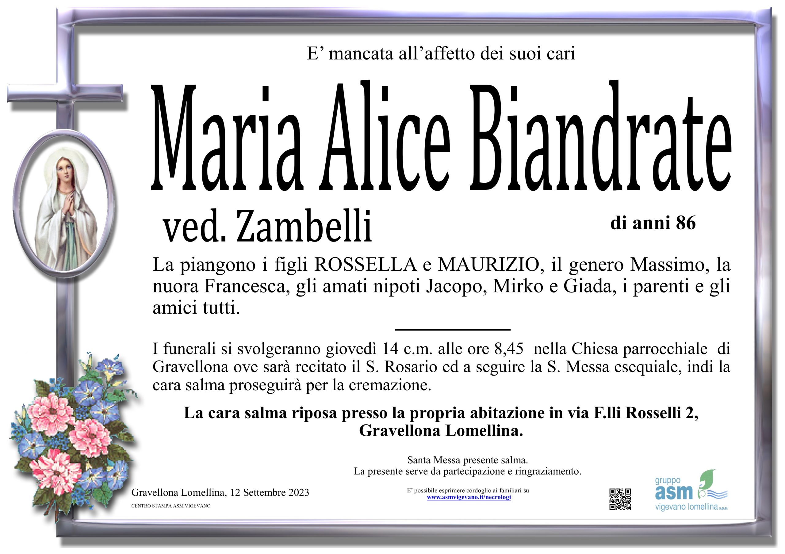 Maria Alice Biandrate