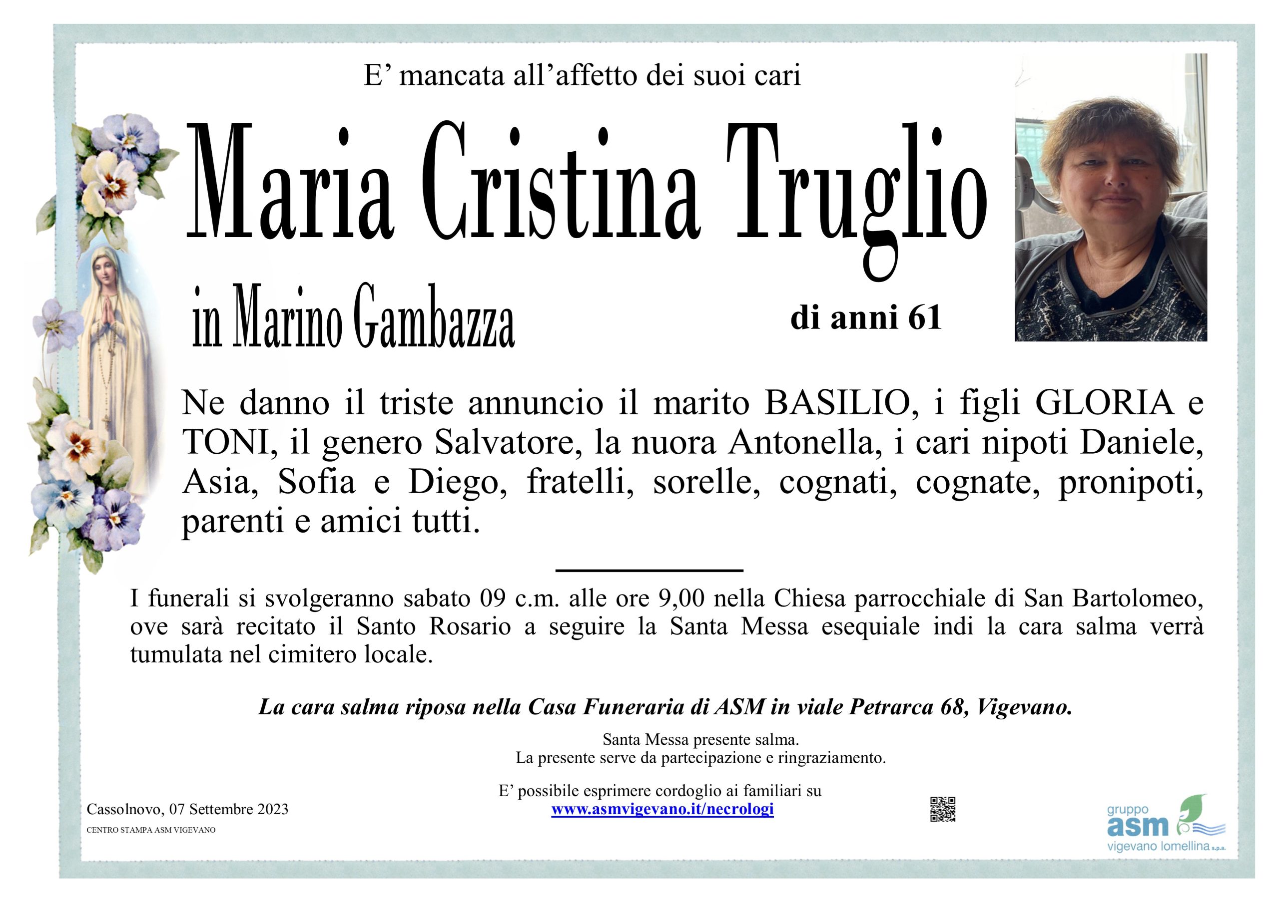 Maria Cristina Truglio