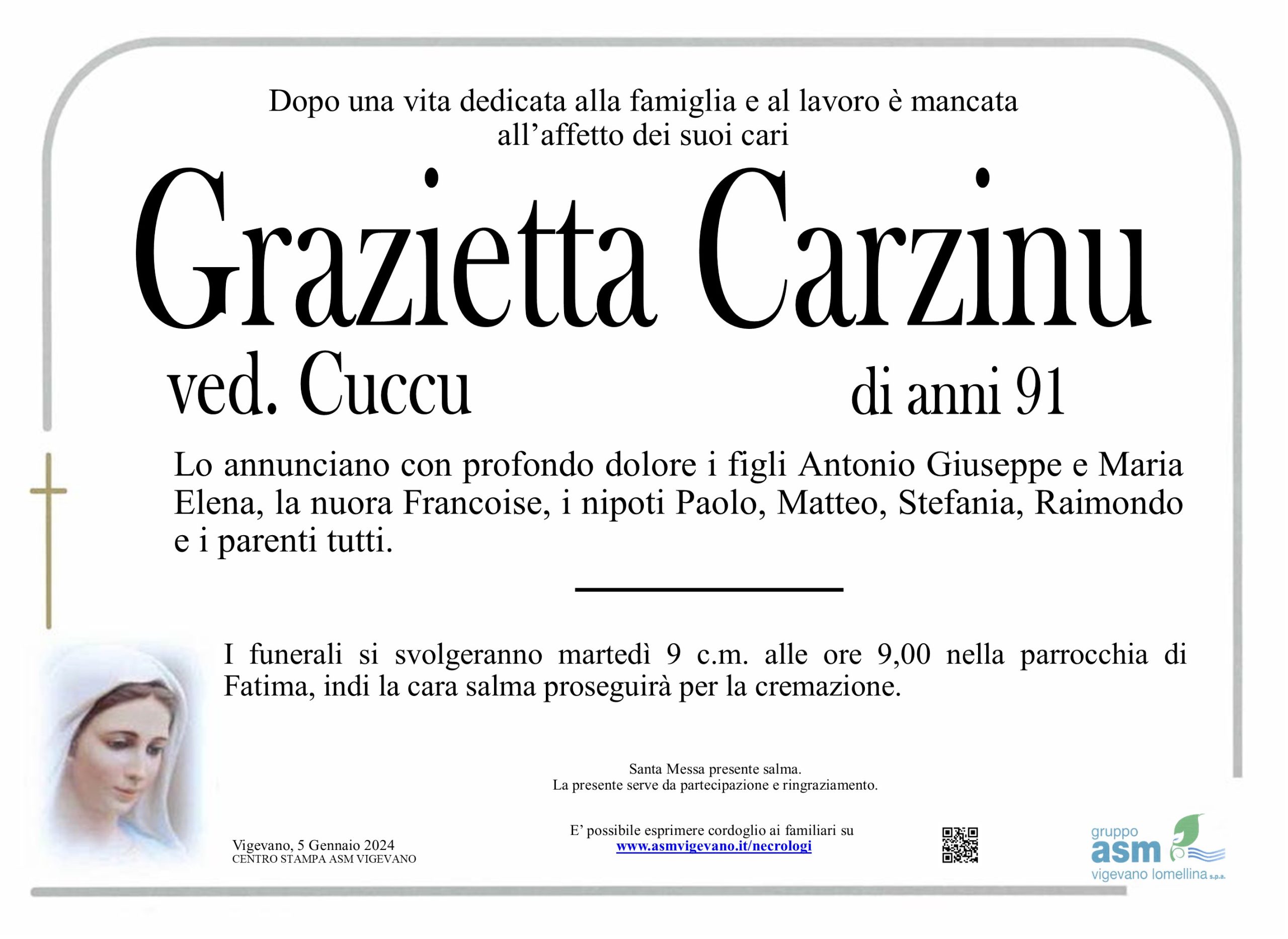 Grazietta Carzinu