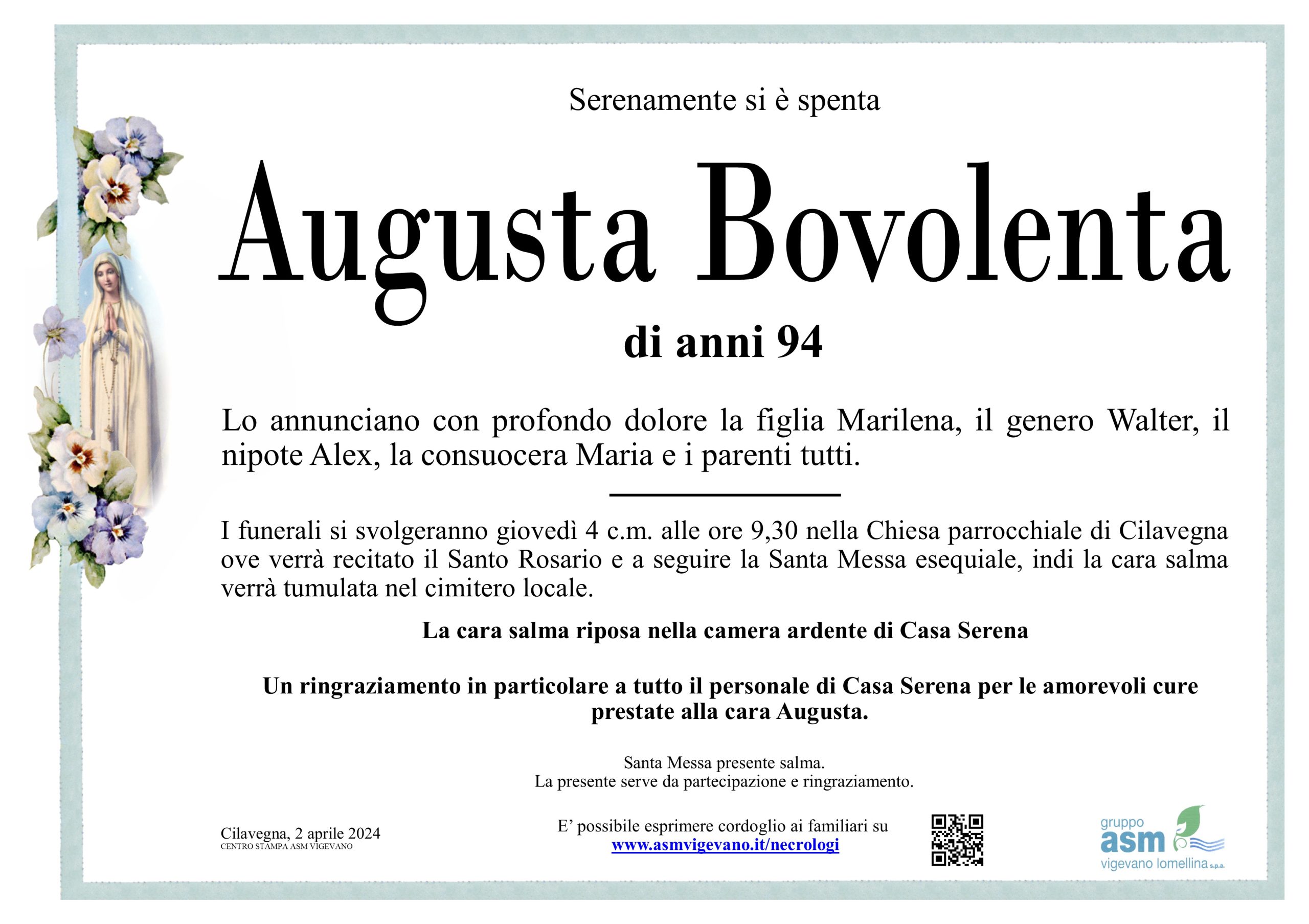 Augusta Bovolenta