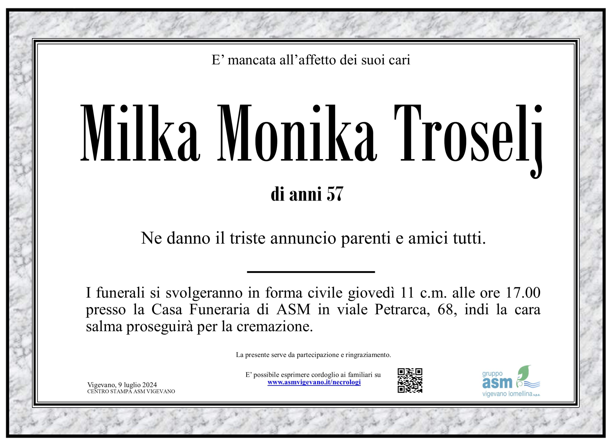 Milka Monika Troselj